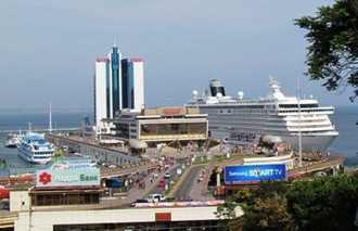 Вид на Морской вокзал