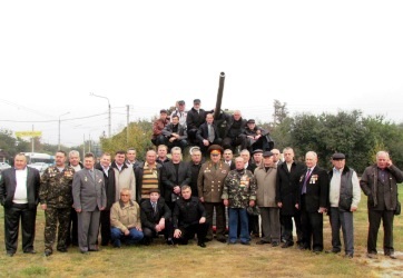 Место встречи ветеранов полка в г. Полтаве 15.10.2011г