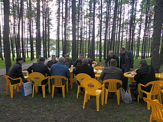 Встреча ветеранов на Поклонной горе